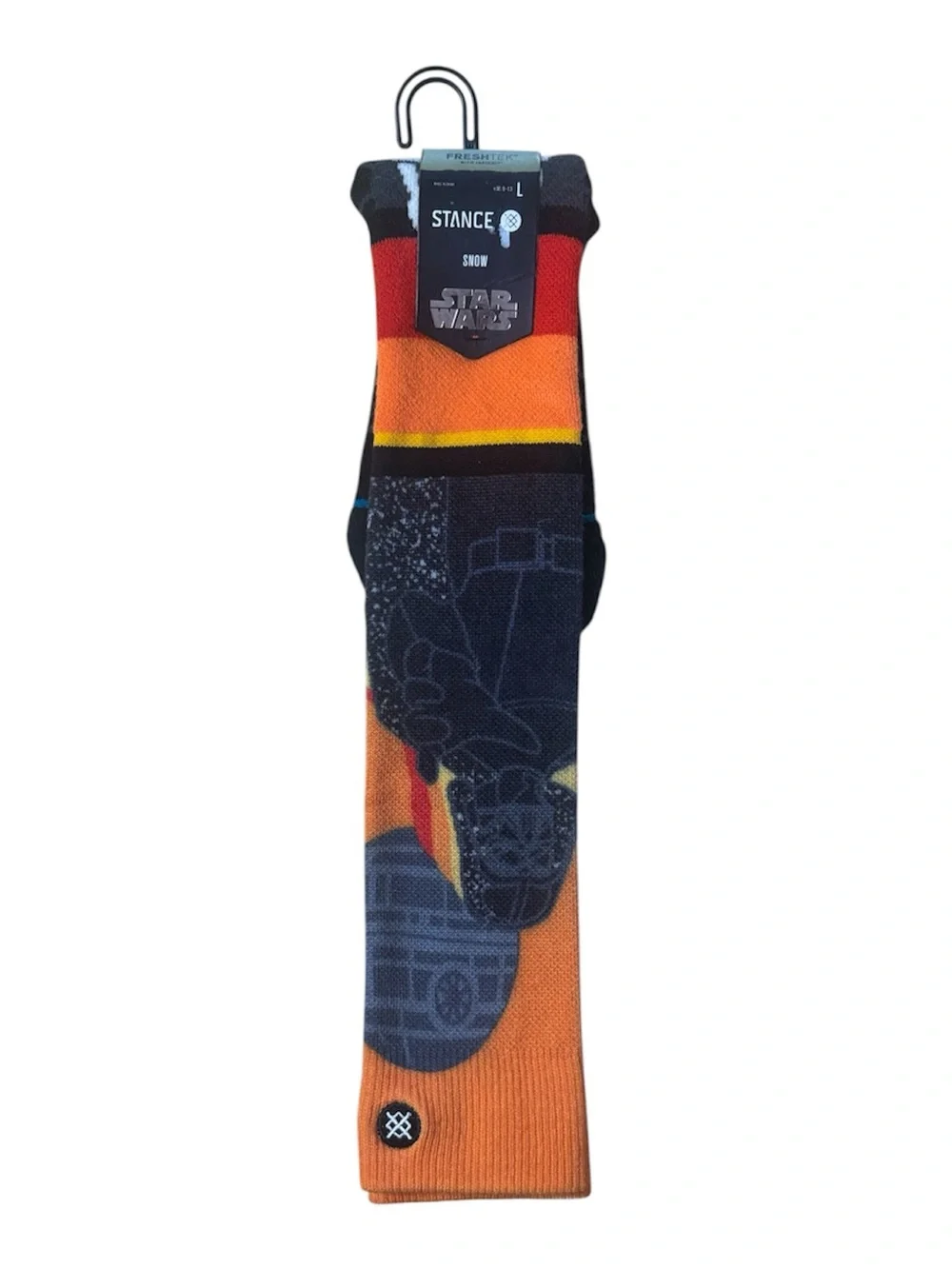 Stance Snow LVSW Star Wars Darth Vader Freshtek Socks Men's Size Large 9-13